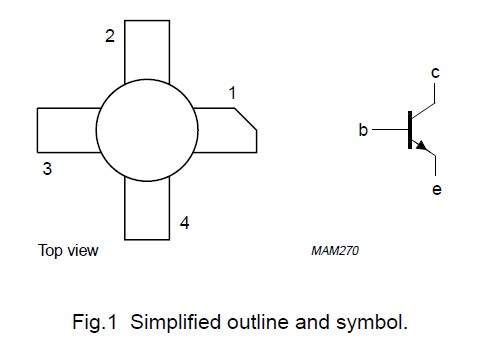 BLV33 Simplified outline and symbol