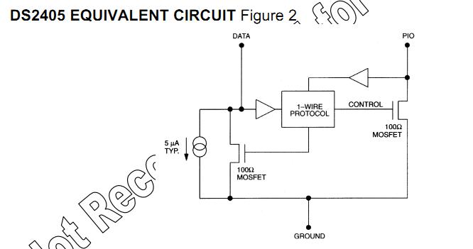 DS2405P+ equivalent circuit
