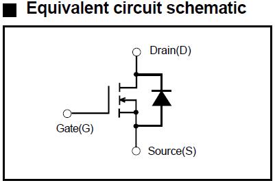 2SK3607-01MR Equivalent circuit schematic diagram