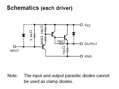 TD62785FG Schematics diagram