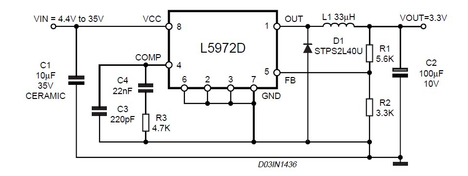 L5972D013TR block diagram
