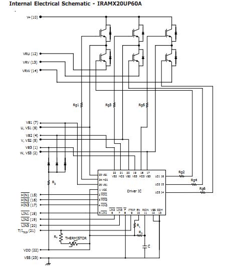 IRAMX20UP60A-2 Internal Electrical Schematic