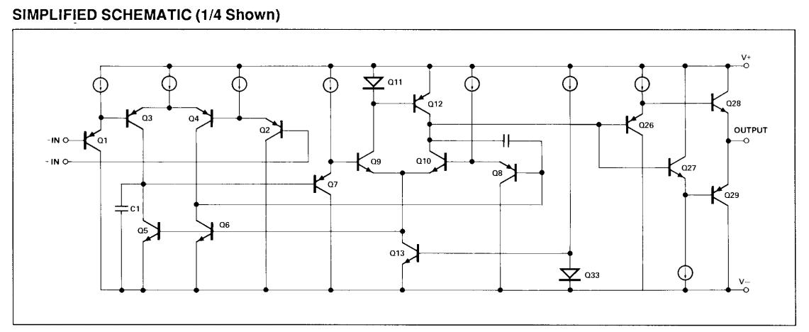 OP420BY/883 simplified schematic