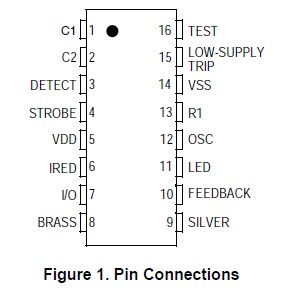MC145012ED Pin Connections