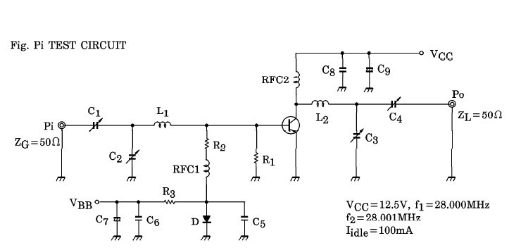 2SC2879 test circuit