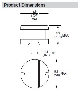 SDR0603-3R3ML Dimensions