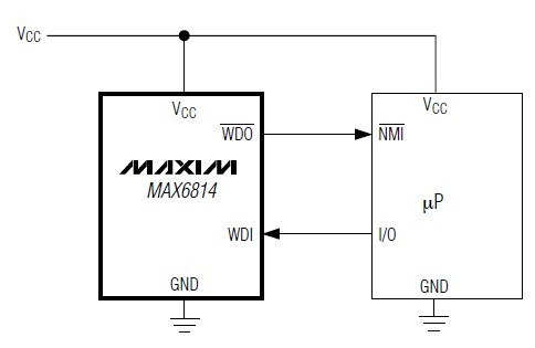 MAX6814XK+T Typical Operating Circuit