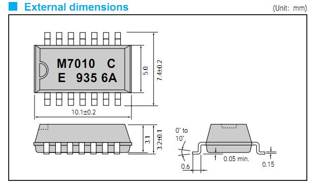MG-7010SA dimension