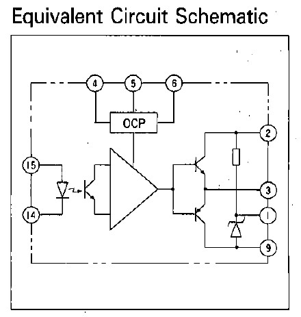 EXB841 equivalent circuit schematic