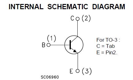 BU508A internal schematic diagram