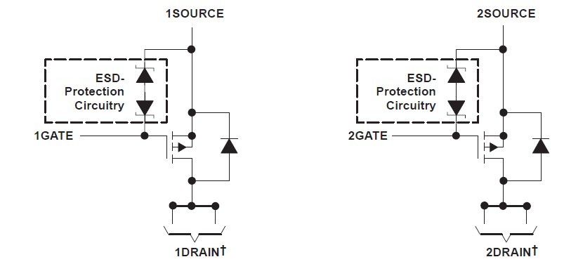 TPS1120DR schematic
