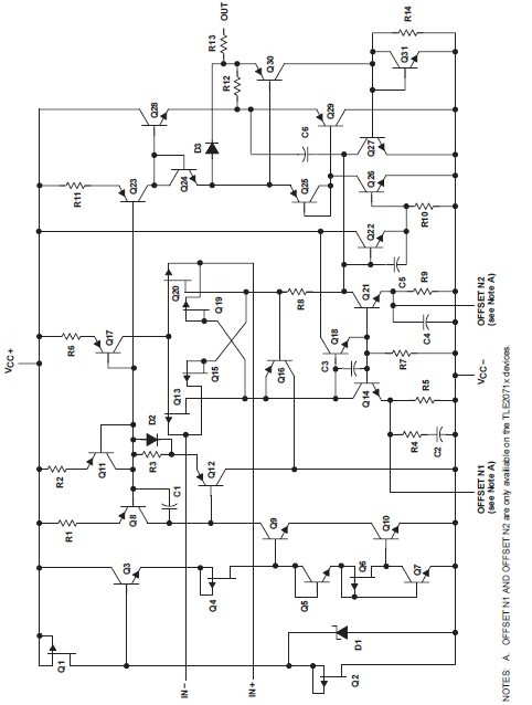 TLE2071IDR equipment schematic