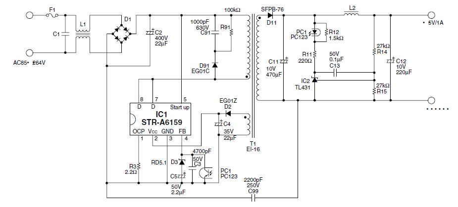 STR-A6159 block diagram