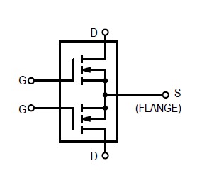 MRF151G simplified circuit