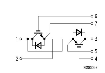 BSM150GB120DN2 Circuit Diagram