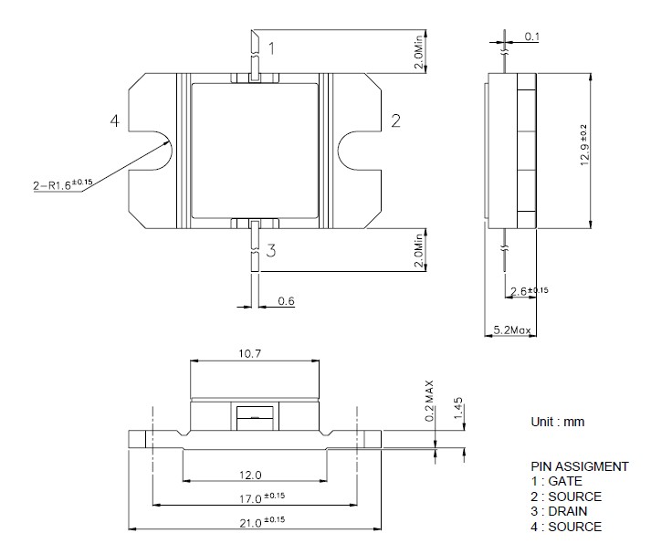 FLM8596-15F Package Out Line