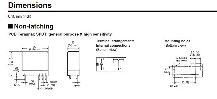 G2R-14-12V dimension