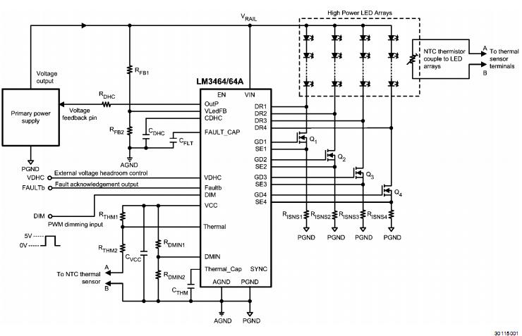 LM3464MH circuit diagram