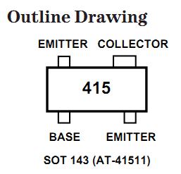 AT-41511 outline drawing