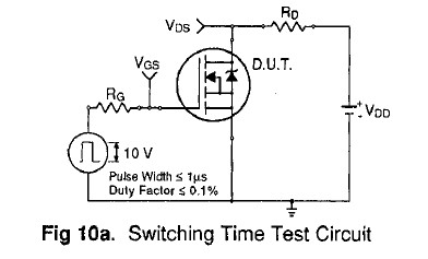 IRC540 test circuit