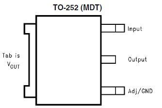 LM317AMDTX/NOPB diagram
