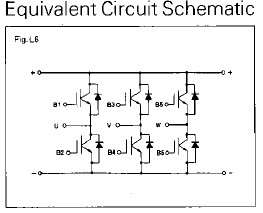 6MBI75FA-060 equivalent circuit schematic