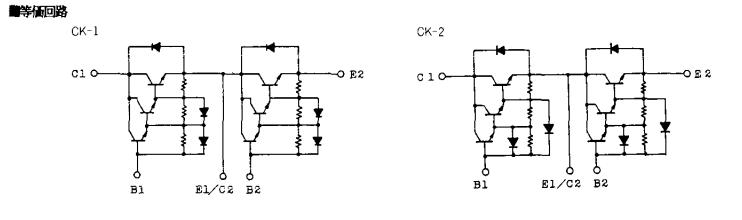 MG50G2CL3 equivalent circuit
