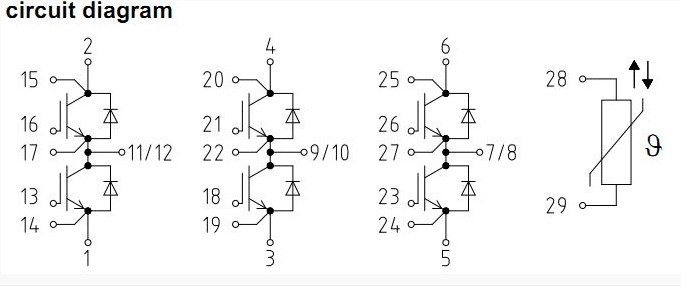 FS450R17KE3 circuit 