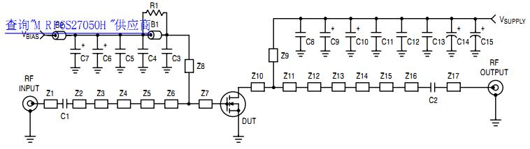 MRF6S27050 test circuit