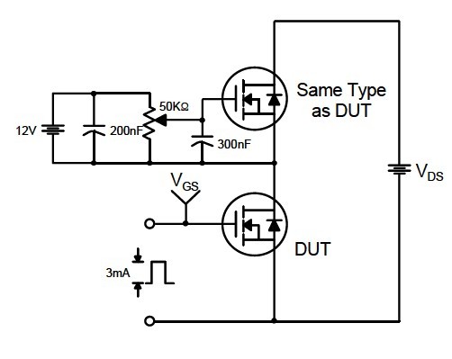 FQP5N60C Gate Charge Test Circuit