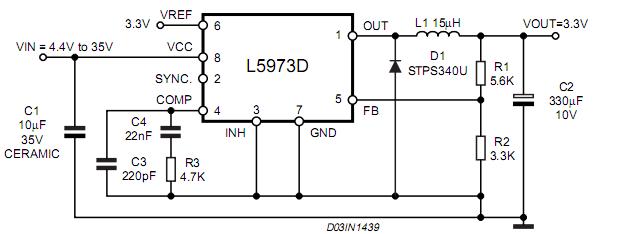 L5973D circuit diagram