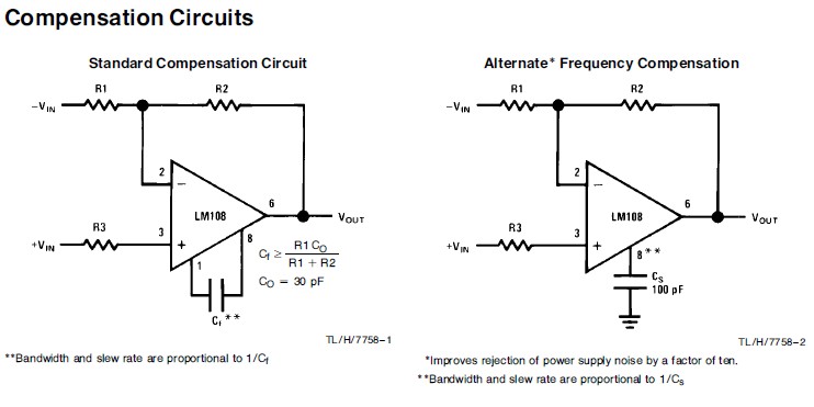 LM308N circuit diagram
