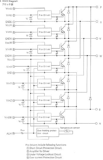 7MBP50NA060 diagram