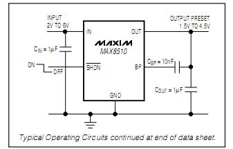 MAX8511EXK33-T circuit diagram