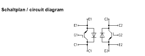 FF1200R17KE3 circuit diagram