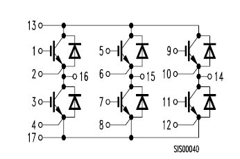 BSM50GD120DN2 Circuit Diagram