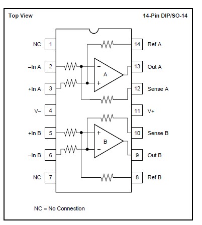 INA2134UA circuit diagram