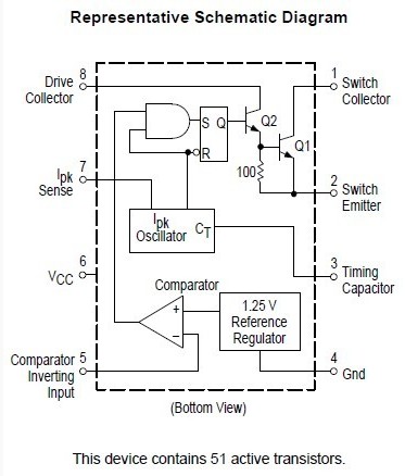 MC34063AP1 circuit diagram