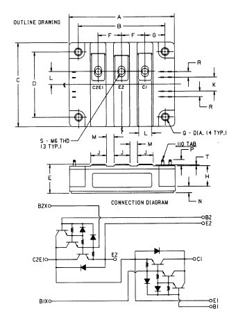 KD621K20 outline drawings