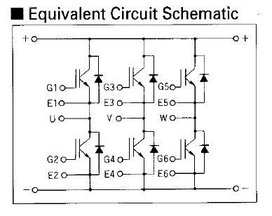 6MBI50F-060 circuit