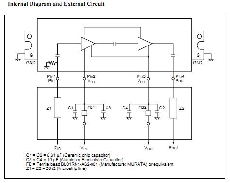 PF0342A internal diagram and external circuit