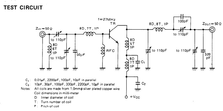 2SC1945 test circuit