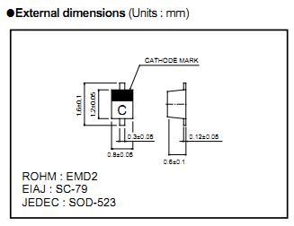 RB521S-30 external dimension