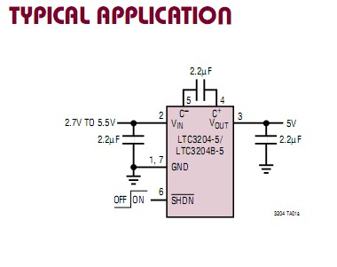 LTC3204EDC-5 typical application
