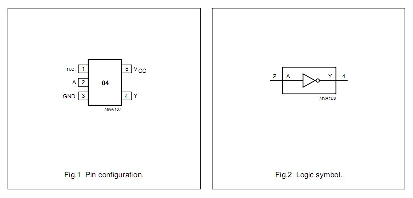 74LVC1G04GW diagram
