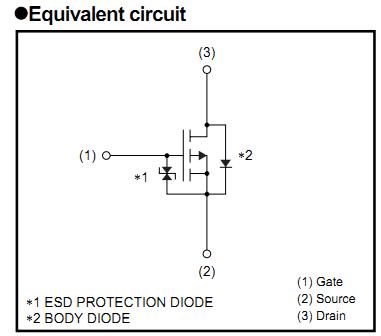 RTF010P02TL equivalent circuit