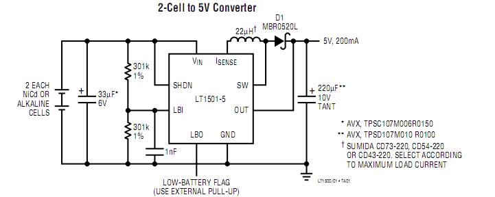 LT1499IS circuit diagram