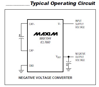 ICL7660AMTV883 Typical Operating Circuit