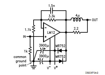 LM12CLK circuit diagram