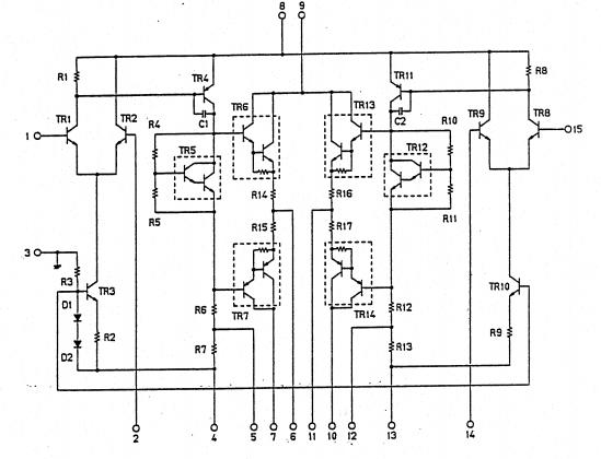 STK4274 circuit diagram